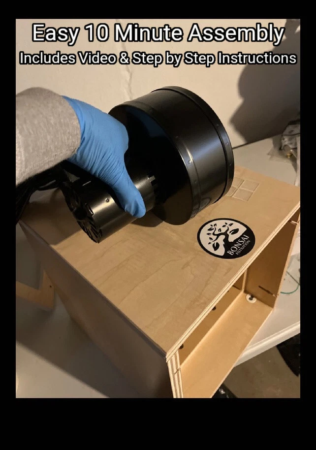 Portable Horizontal Laminar Flowhood HEPA 99.99% "12x12" Mycology Mushroom Grow - Image 3 of 4