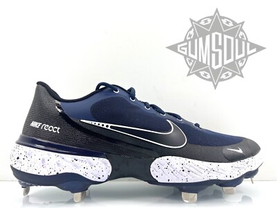 NIKE ALPHA HUARACHE ELITE 3 REACT METAL BASEBALL CLEATS BLUE