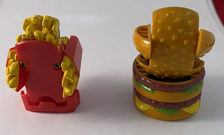 1987 McDonald's Changeables Big Mac & Fries Transformer