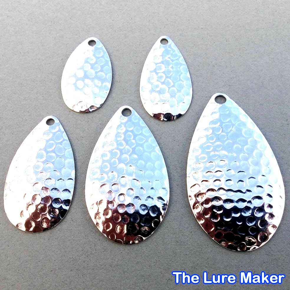 Indiana Hammered Nickel Spinner & Lure Fishing Blades Mepps 10 or 25