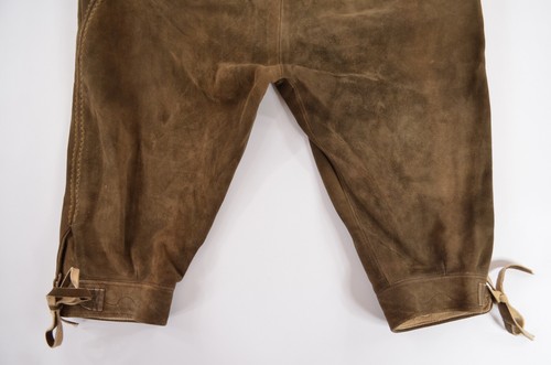 Lichtenauer Heil Trachten Austrian Tyrol Bavarian Handmade Leather Pants sz ~3XL - Picture 9 of 10
