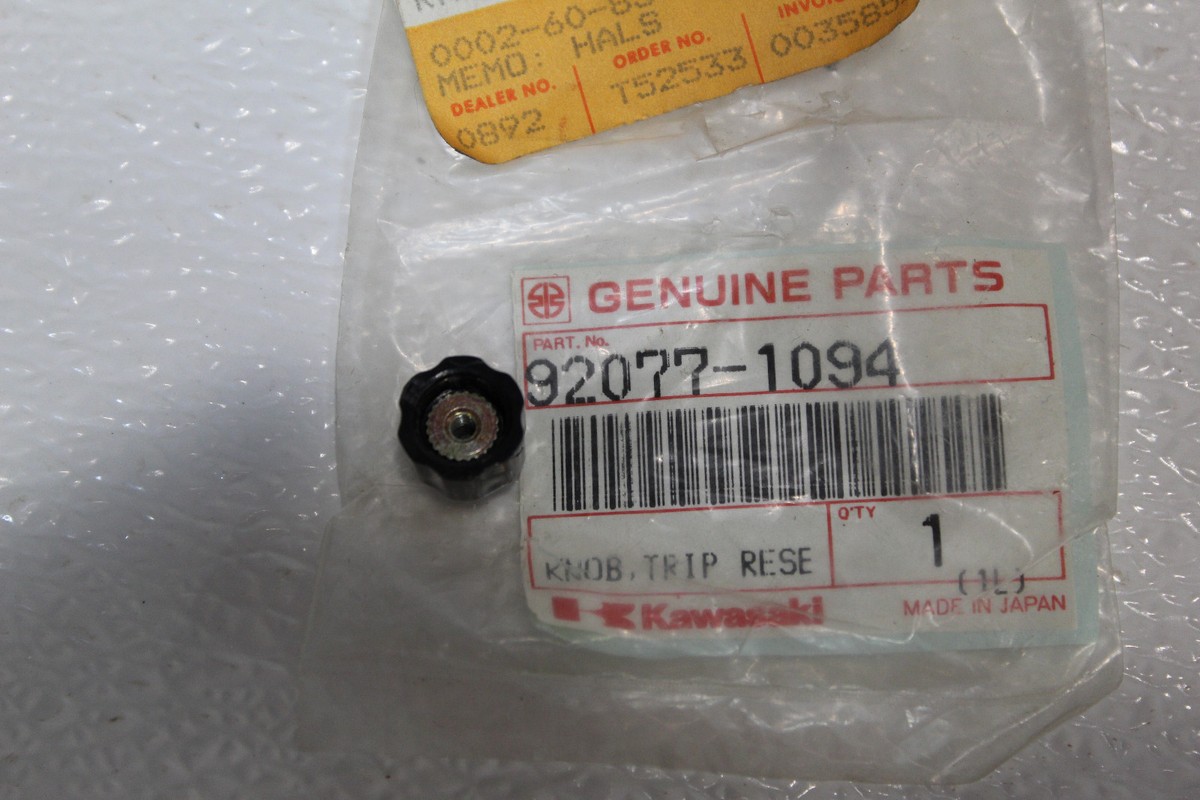 ぽん00 OEM KAWASAKI Motorcycle Parts ZZ-R1100 Trip Reset Knob 92077
