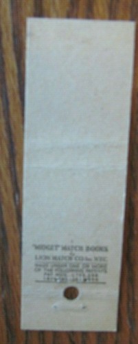 NUEVA YORK, NY: BRASS RAIL (1934-43 MIDGET MATCHBOOK MATCHCOVER) -F18 - Imagen 2 de 2