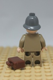 Henry Jones Sr LEGO minifigure [iaj002] Indiana Jones 7620 Motorcycle Chase