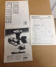 TRW Motor Divison Linear Actuators & Systems Ref. Guide