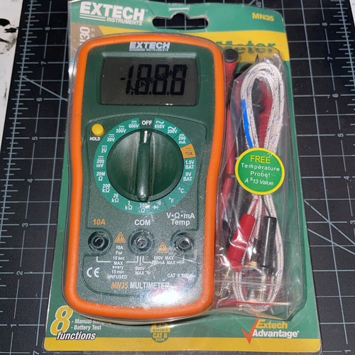 Extech Mini Multimeter BRAND NEW SEALED MN35 Digital MN30 series