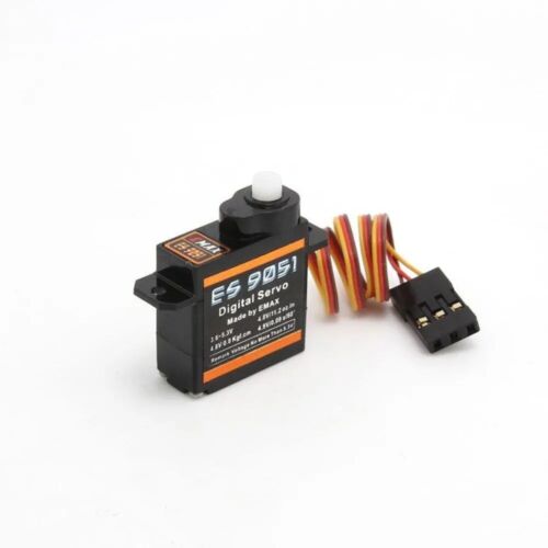 1 PIEZA EMAX ES9051 Plásticos Digital Mini Servo 4.3g Impermeable Servo RC Coche Barco - Imagen 10 de 13