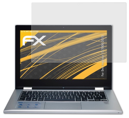 atFoliX 2x Film Protection d'écran pour Dell Inspiron 13 7000 2015 mat&antichoc - Afbeelding 3 van 9