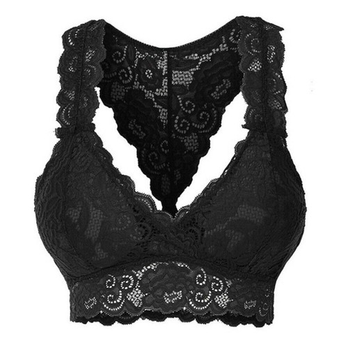 Plus Size Sexy Womens Solid Lace Bralettes Underwear Nightwear Bras Lingeries - Picture 28 of 42