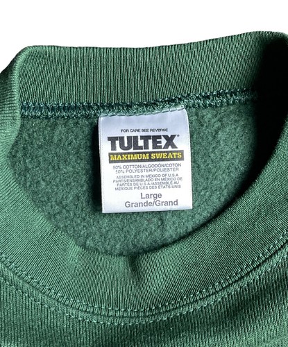 Vintage 90’s Tultex GREEN BAY PACKERS Green Sweatshirt Size Large Crewneck NFL - Bild 3 von 4
