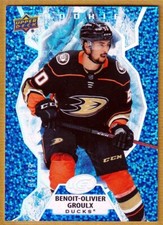 2021-22 Upper Deck Ice Royal Blue #111 Benoit-Olivier Groulx RC /99 - DUCKS