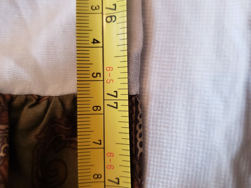 Chaps Ralph Lauren Paisley Beekman Place Green Brown Blue Cotton BedSkirt/ruffle - Picture 3 of 11