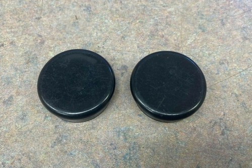 1 1/2" runde schwarze Kappen, 11 Stück - Bild 3 von 3