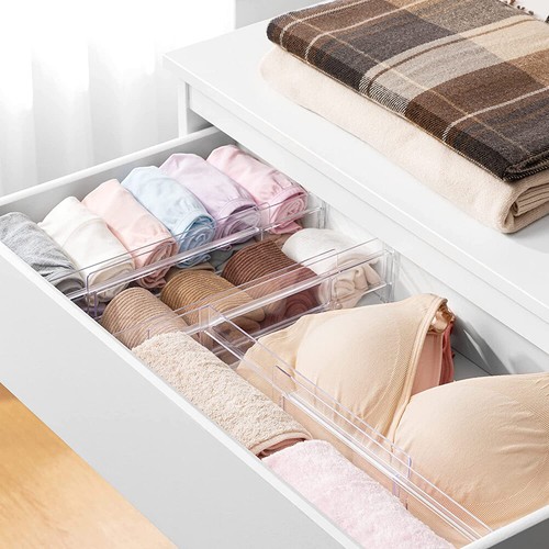 Divisores de cajones ajustables partición cocina almacenamiento organizador tablilla expandible - Imagen 7 de 10
