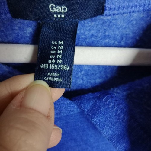 Gap Vintage Soft Arch Embroidered Logo Pullover Kids Girls Hoodie Sweatshirt Med - Picture 6 of 6