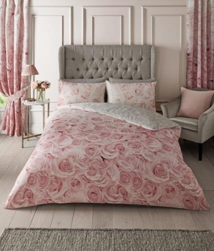 Reversible Duvet Quilt Cover Bedding Set Single Double King Size With Pillowcase - Picture 72 of 158