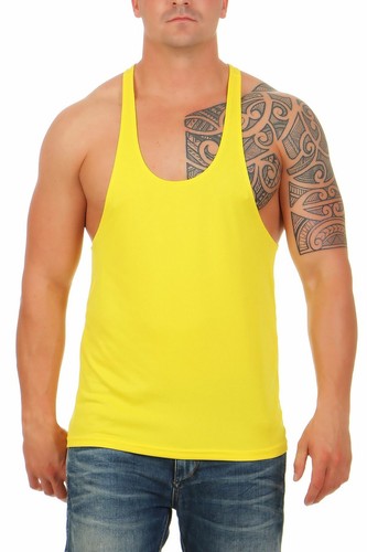 Herren Stringer Tanktop Bodybuilding Achselshirt Muskelshirt Sportshirt Fitness - Bild 3 von 25