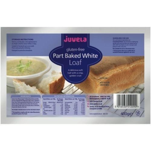 Juvela Gluten-Free Part-Baked White Loaf 400g - Picture 1 of 1