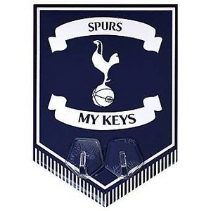 Tottenham Hotspur Fc Spurs Metal Pennant Key Hanging Hooks Pegs Badge Official Ebay