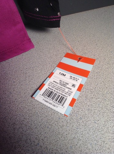 Toddler Girls Long Sleeve T-Shirt 12M Cat & Jack Fuschia Silly Monster   - Picture 2 of 7