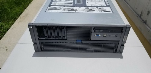 HP Proliant DL858 G5 Rackmount Server Quad AMD 2.4GHZ 122GB RAM SCSI RAID No HDD - Picture 2 of 9