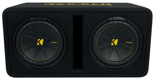 Kicker 50DCWC102 CompC Dual 10" Subwoofers in Vented Sub Box Enclosure DCWC102 - Picture 2 of 10