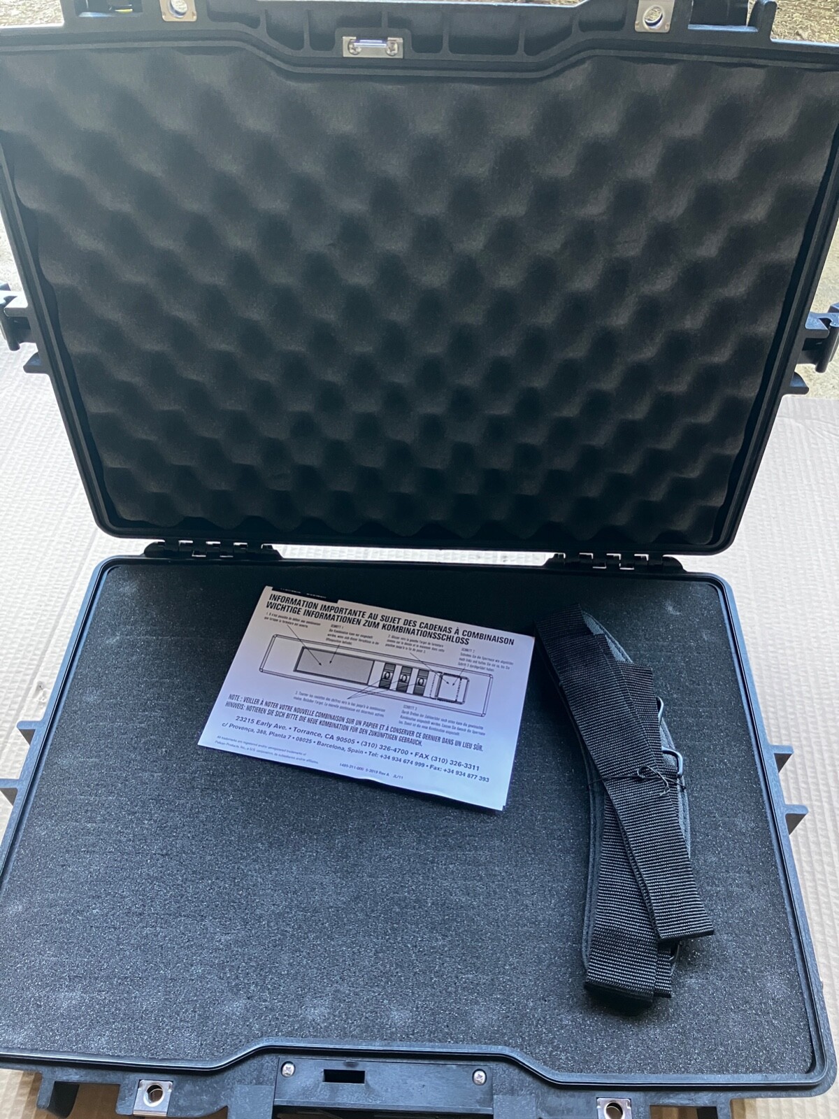 Valise sécurité Peli rigide pour transport ordinateur portable antichoc