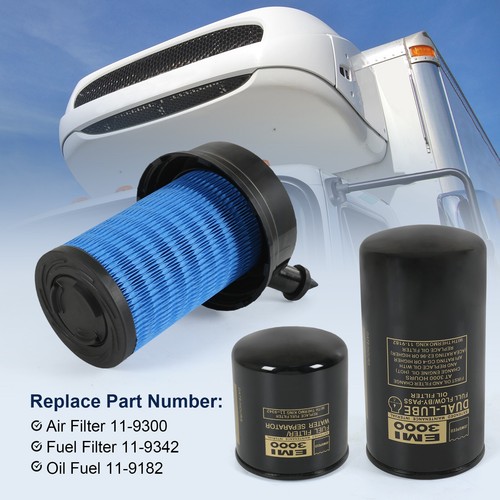 Filter Kit 11-9300 11-9342 11-9182 Fit Thermo King SB190 SB300 SB330 SB210 SB230 - Picture 6 of 9