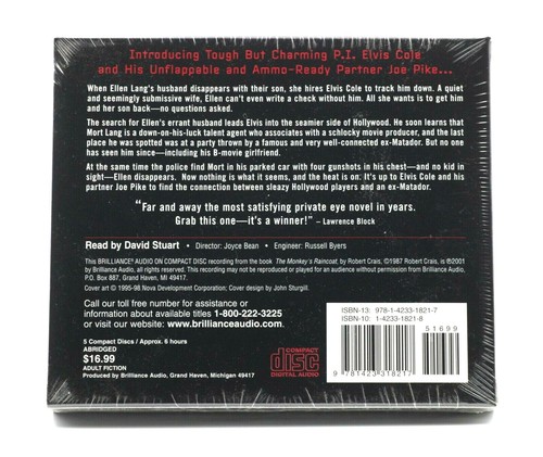 The Monkey's Raincoat by Robert Crais 5 Compact Disc Audio Book - Imagen 2 de 4