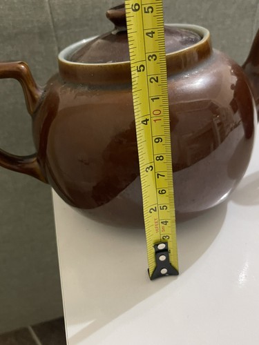 antique DENBY CLASSIC BROWN TEAPOT 2 of Them - Picture 9 of 11