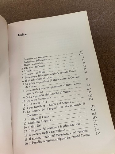 DANTE TEMPLARE Una nuova interpretazione Divina Commedia R. L. John Hoepli 1987 - Bild 6 von 7