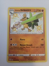 Pokémon TCG Galarian Sirfetch'd Shining Fates SV064/SV122 Holo Shiny Holo Rare
