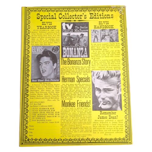 Movie Teen Illustrated Feb 1968 MONKEES, THE DOORS, JEFFERSON AIRPLANE, JAGGER - Picture 3 of 10