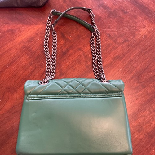 Kurt Geiger Green Medium Brixton Quilted Lock Bag - Bild 5 von 7