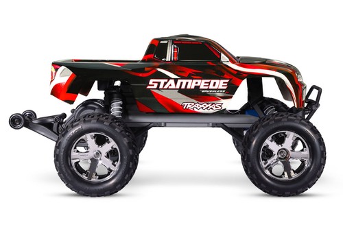 TRAXXAS Stampede RC Monstertruck Brushless 2S HD 1:10 RTR Rot 36354-4 - Bild 2 von 12