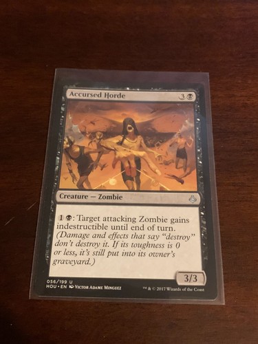 Magic the Gathering Hour of Devastation Accursed Horde - Picture 1 of 2