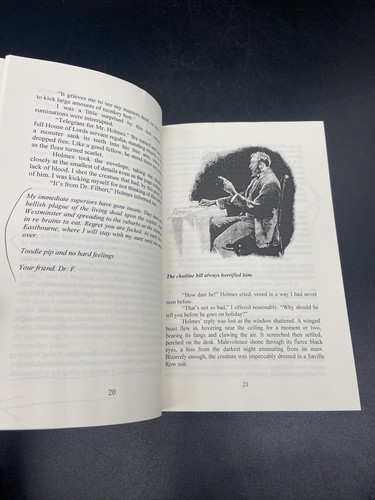 Sherlock Holmes and the Flying Zombie Death Monkeys by Chris Wood ~RARE~OOP - Picture 8 of 9