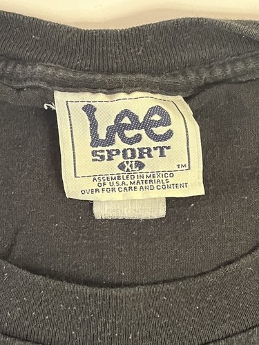 Vintage 90s Pittsburgh Steelers Black Stitched T-Shirt Size XL Lee Sport USA - Bild 3 von 3