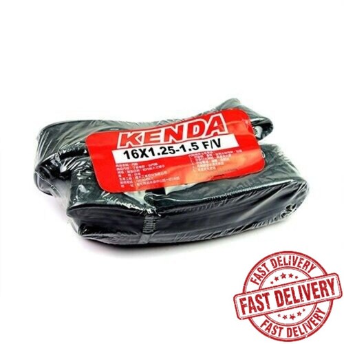2pcs KENDA 16x1.25 -1.5 Presta / French Valve Small Wheel Kids Bike Inner Tubes - Picture 1 of 2