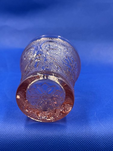 Plato de aperitivo o postre Indiana Glass Peach Tiara - 8 piezas - 4 vasos y platos - Imagen 7 de 9