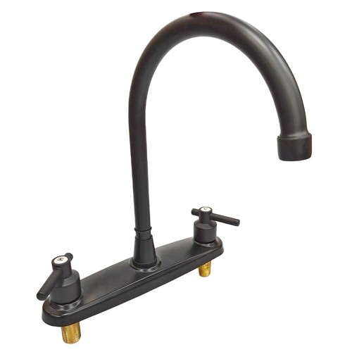 Bar Basin Sink Faucet Double Handle Hot Cold Tap Outdoor For RV Kitchen Bathroom - Picture 7 of 20