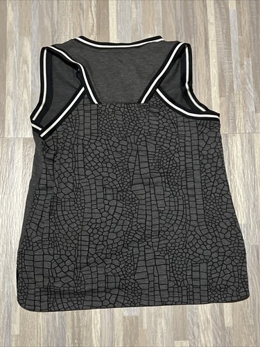 Nike Women's Knit Burnout Sleeveless Golf Polo ~ Small - Picture 3 of 3