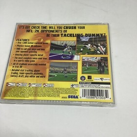 NFL 2K (Sega Dreamcast, 1999) - Tested and works - Overall Good condition