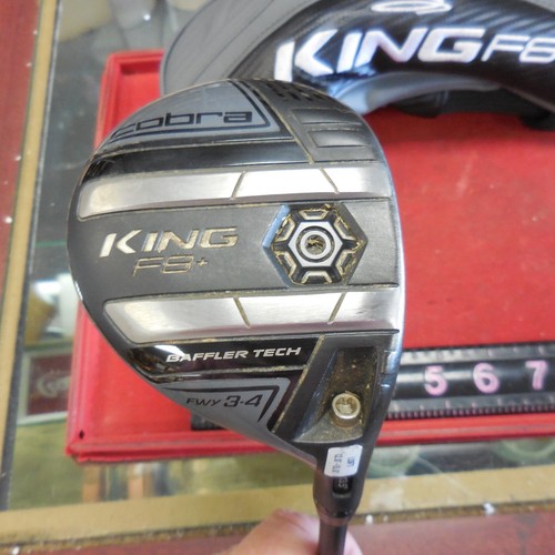 Cobra King Grey/Black 13.5° 3 Fairway Wood 75R SHAFT - Picture 2 of 10