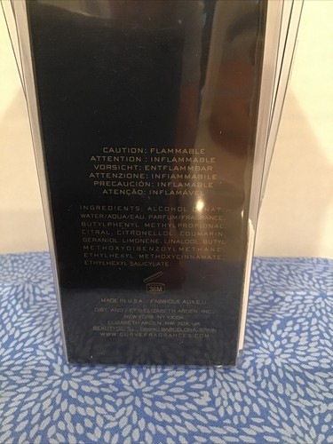 Curve Black Liz Claiborne for Men Cologne Spray 1 oz New Sealed Box - Picture 3 of 3