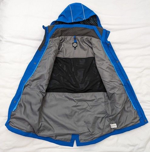 Super Bowl LII Size Small Crew 52 Volunteer Hooded Jacket Shell Parka Blue Coat - Picture 4 of 6