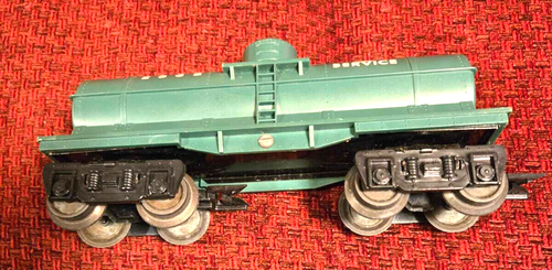 MARX train Cities Service C.S.O.X. . O Gauge Tanker Car Green. - Picture 2 of 3