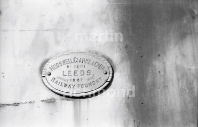 Hayes McAlpine Hudswell Clarke Works Platten 1.10.55 Lot 2 Negative RN404