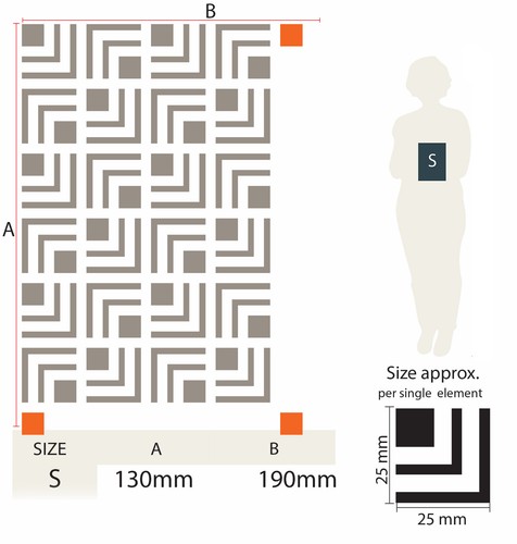 Art Deco Schablone Allover Muster Farbe Wandmöbel Handwerk wiederverwendbar Art TE434 - Bild 12 von 19