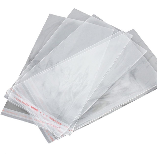 Multipurpose Self Adhesive Clear Plastic Bag (Various Sizes) eBay